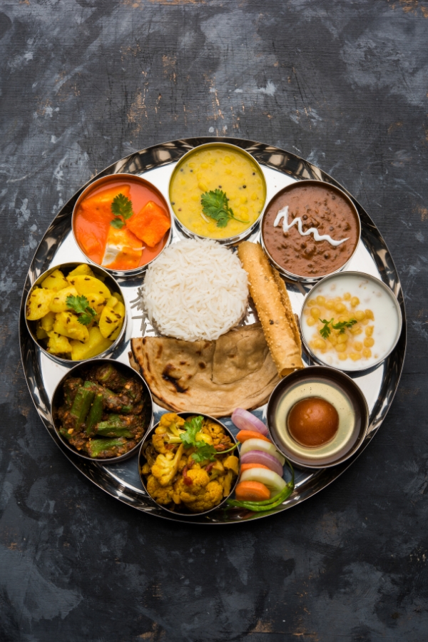 Simple Delicious Traditional Thali
